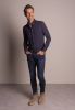 John Miller casual overhemd Tailored Fit zwart effen katoen slim fit online kopen