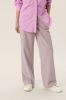 MSCH Copenhagen geruite straight fit pantalon Jaida van gerecycled polyester roze online kopen