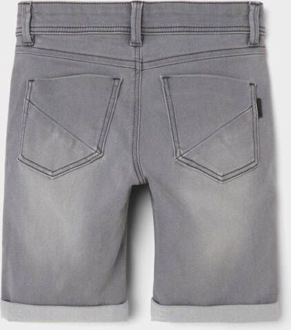 Name it Shorts Boys Silas Slim Denim L Shorts 2272 Tx Grijs online kopen