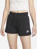 Nike Sportswear Club Fleece Damesshorts met halfhoge taille Zwart online kopen