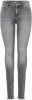 Only Onlblush MID SK ANK RAW JNS Rea0918: Grey denim | Freewear Grijs online kopen
