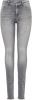 Only Onlblush MID SK ANK RAW JNS Rea0918: Grey denim | Freewear Grijs online kopen