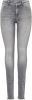Only Onlblush MID SK ANK RAW JNS Rea0918: Grey denim | Freewear Grijs online kopen
