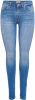 Only Onlblush Life Mid Skinny Bukse , Blauw, Dames online kopen