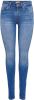 Only Onlblush Life Mid Skinny Bukse , Blauw, Dames online kopen