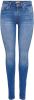 Only Onlblush Life Mid Skinny Bukse , Blauw, Dames online kopen