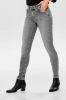 Only Onlblush MID SK ANK RAW JNS Rea0918: Grey denim | Freewear Grijs online kopen