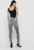 Only Onlblush MID SK ANK RAW JNS Rea0918: Grey denim | Freewear Grijs online kopen