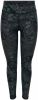 Only Onpjabba hw aop train tights , Grijs, Dames online kopen