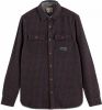 Overhemd Lange Mouw Scotch &amp, Soda Regular Fit Mid Weight Cotton Flannel Check Shirt online kopen