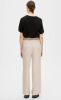 Selected Femme High waist wide fit pantalon in linnenblend online kopen