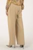 Summum Woman Mid waist wide fit pantalon met elastische tailleband online kopen