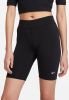 Nike Sportswear Essential Bikeshorts met halfhoge taille voor dames Zwart online kopen