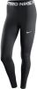 Nike Pro Legging met halfhoge taille en mesh vlakken voor dames Black/White Dames online kopen