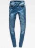 G-Star G star Raw Lynn mid super skinny wmn Skinny & slim fit Denim G star, Blauw, Dames online kopen