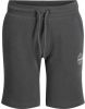 JACK & JONES JUNIOR sweatshort Shark met logo lichtgrijs online kopen