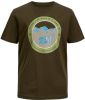 JACK & JONES JUNIOR T shirt JCOBILO met logo groen online kopen