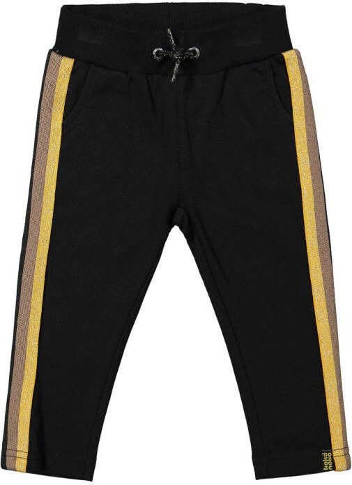 Koko Noko broek met zijstreep zwart/geel online kopen
