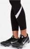 Nike Sportswear Essential Legging met halfhoge taille en Swoosh voor dames Black/White Dames online kopen