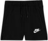 Nike Meisjes Sportswear Club French Terry Shorts Junior Black/White Kind online kopen