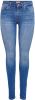 Only Onlblush Life Mid Skinny Bukse , Blauw, Dames online kopen